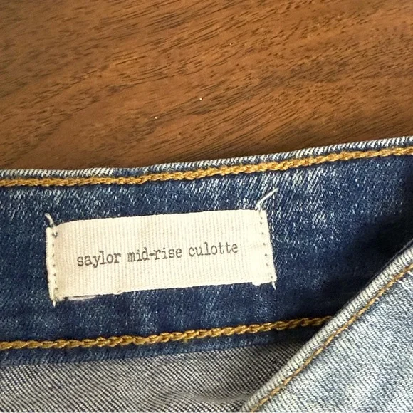 Jessica Simpson High Rise Wide Leg Crop Jeans Light Wash Size 24 - Picture 5 of 8